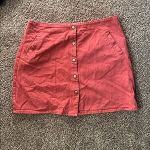Burgundy Skirt - Large